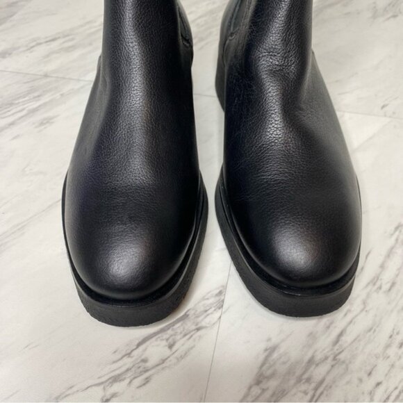 Paul Green Black Leather Chelsea Bootie 5 / 7.5 - Picture 11 of 15